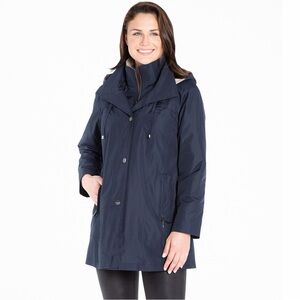Women's Fleet Street Plum Purple Short Trench Rain Coat — FREE SHIPPING 📦